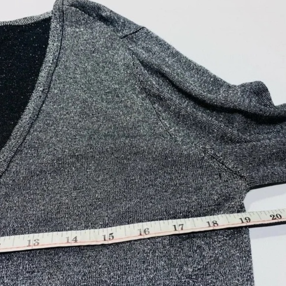 Kenneth Cole Reaction Silver Metallic Cardigan - Picture 6 of 7